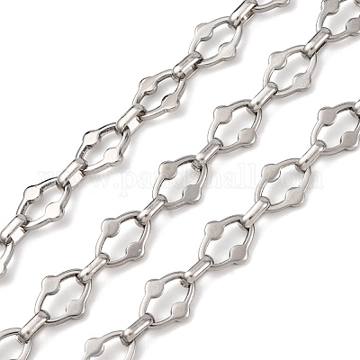 Овальные звенья цепи из нержавеющей стали 304 CHS-S012-20P-1