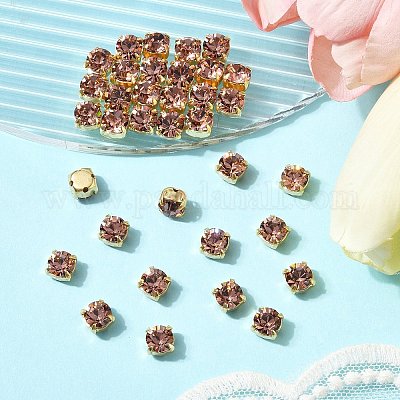 Preciosa® maxima crystal в пришивной чашке X-PRC-SS29-70610-G-1