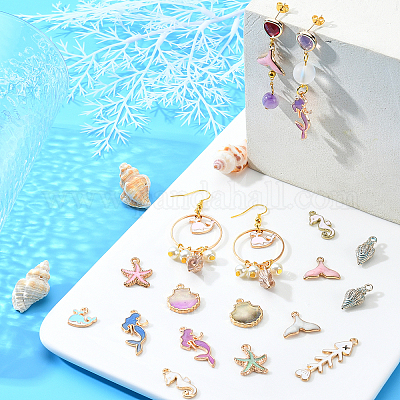 Подвески из эмали и сплава PALLOY-SC0002-41-1