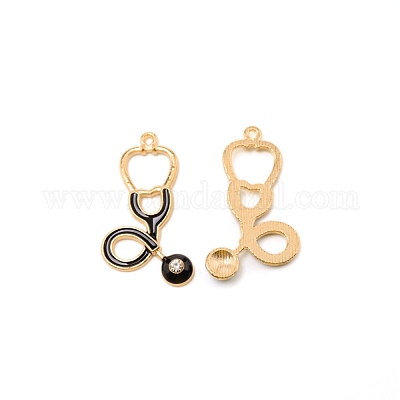 Подвески из сплава и страза&nbsp;ENAM-CJC0008-04B-1