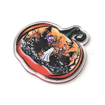 Акриловые подвески с принтом на хэллоуин MACR-I041-02D-1