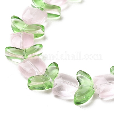 Прозрачные стеклянные бусины&nbsp;LAMP-H061-02C-1