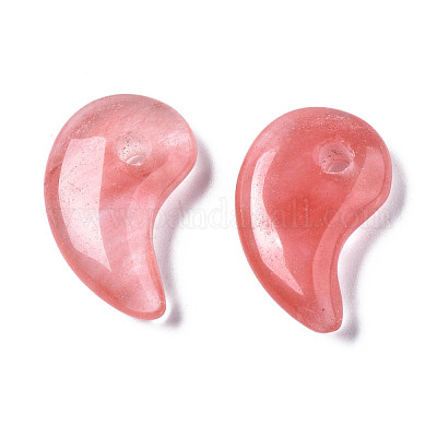 Вишневое из кварцевого стекла подвески&nbsp;G-S356-17B-01-1