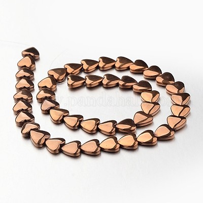 Гальванизировать немагнитных синтетический гематит нитей бисера G-F300-22C-08-1