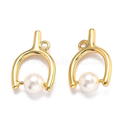 Латунные подвески в форме треугольника&nbsp;KK-J278-34G-1