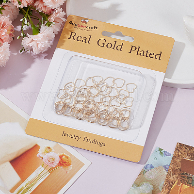 80 шт. Латунные соединительные кольца KK-BBC0008-67-1