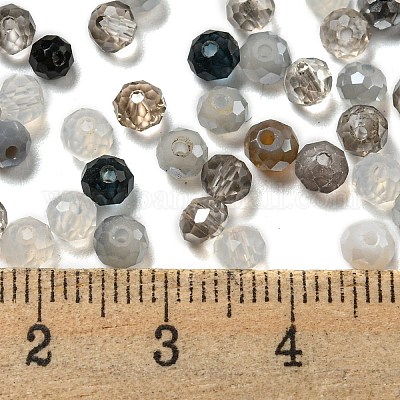 Прозрачные стеклянные бусины&nbsp;GLAA-G116-04A-1