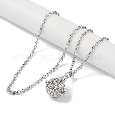 Латунь подвесные ожерелья NJEW-G089-15C-P-1