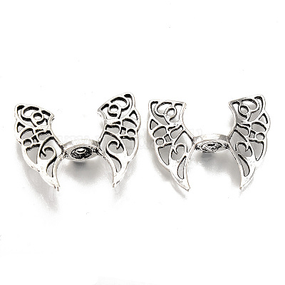 Сплавочные овальные бусины тибетского стиля &nbsp;X-PALLOY-R134-10-RS-1