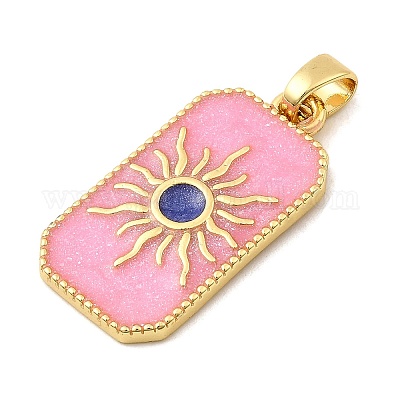 Латунь эмаль подвески KK-C134-34B-G-1