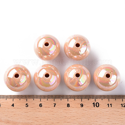 Непрозрачные акриловые бусины MACR-S370-D20mm-34-1