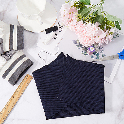 Ребристая ткань из полиэстера для манжет DIY-WH0430-351D-1