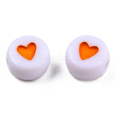 Непрозрачные акриловые бусины MACR-N008-57G-1