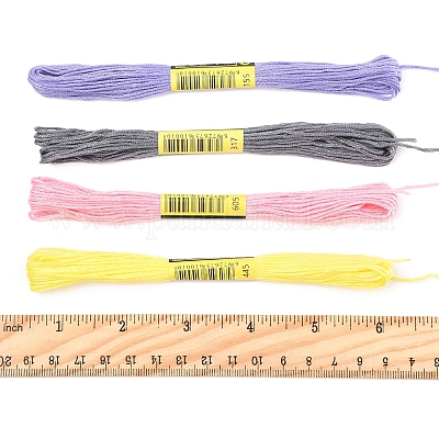 7 комплект 7-х цветных хлопковых ниток для вязания крючком OCOR-FS0001-02A-1