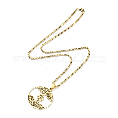 201 подвеска из нержавеющей стали NJEW-C042-07G-1