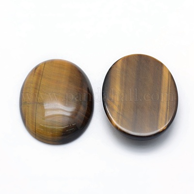 Природных тигровый глаз кабошонов G-P393-I11-1