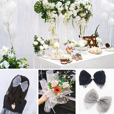 Сетчатые ленты с блестками и пайетками OCOR-BC0008-40-1