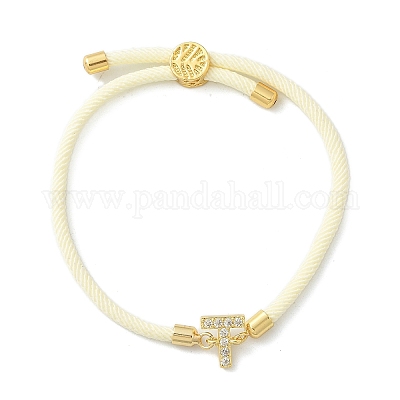 Регулируемые браслеты из нейлона BJEW-C096-01G-20-1