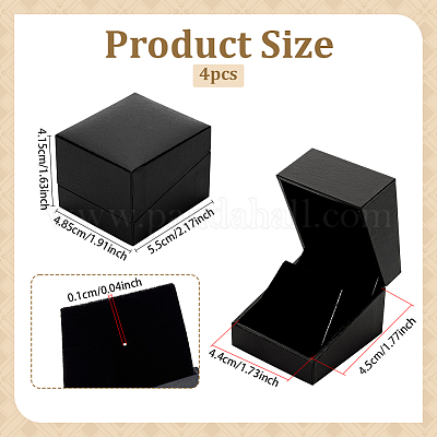 Коробки для хранения бумажных брошей/значков CON-WH0107-41C-1