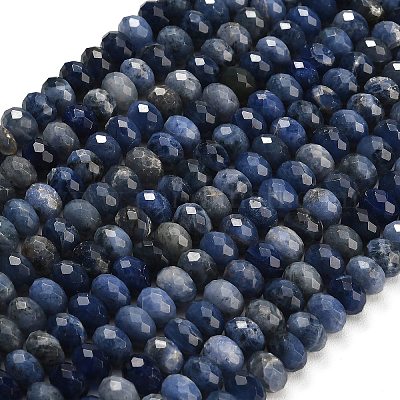 Природный содалит бисер нитей&nbsp;G-C280-A01-02-1