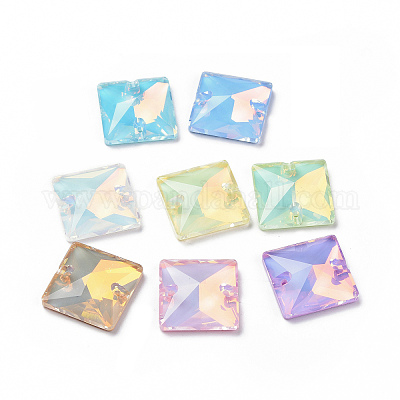 Квадратная форма с эффектом мокко пришивка стразами RGLA-C001-04C-AM-1