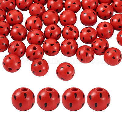 Натуральные деревянные бусы WOOD-TAC0010-03A-1