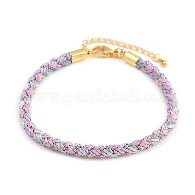 Браслеты из плетеного нейлонового шнура толщиной 4 мм FIND-A057-01G-18-1