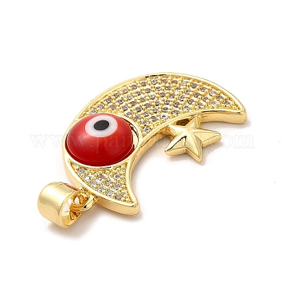 Покрытие стойки латунь микропаве прозрачные подвески из кубического циркония LAMP-A153-01G-04-1