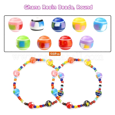 Бусины из смолы RESI-YW0001-16-1