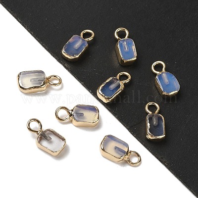 Опалитовые прямоугольные подвески G-Q169-07G-01-1