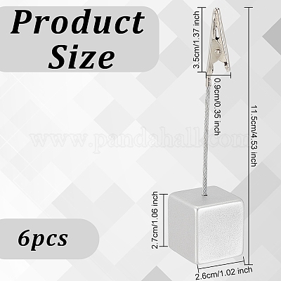 Держатели для заметок из смолы с квадратным основанием AJEW-WH0141-04A-1