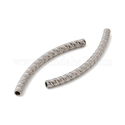 Трубчатые бусины из нержавеющей стали 304&nbsp;STAS-B128-13C-P-1