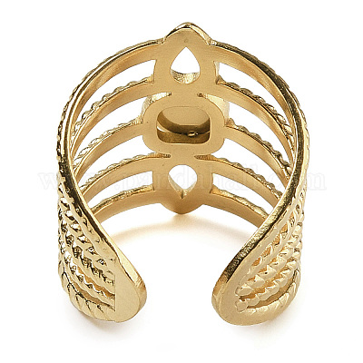 Природные палец кольца аметист RJEW-U027-08G-05-1