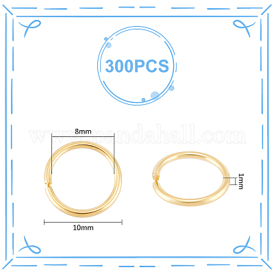 300 шт. Открытые соединительные кольца из нержавеющей стали 304 STAS-UN0058-56G-04-1