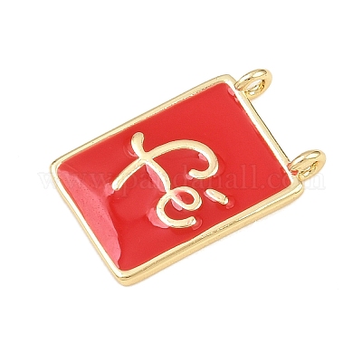 Латунь эмаль подвески KK-L251-01G-A01-1