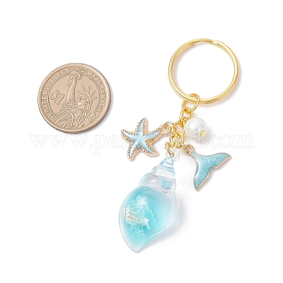 Светящиеся прозрачные акриловые брелоки KEYC-JKC01357-03-1