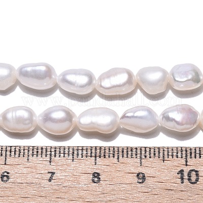 Нити из натурального культивированного пресноводного жемчуга PEAR-N014-06E-01-1