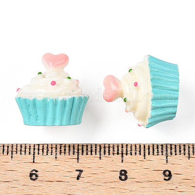 Сердце с кабошонах торт смолы CRES-R183-04A-1