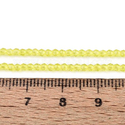 Прозрачные стеклянные бусины GLAA-H021-03-23-1