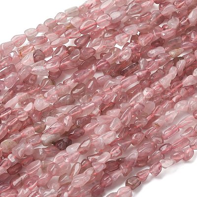 Природного розового кварца нитей бисера G-I389-A03-1
