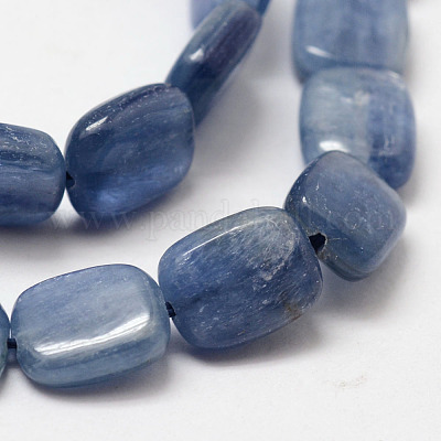 Прямоугольный натуральный кианит / цианит / нити из бисера дистен G-O140-01E-1
