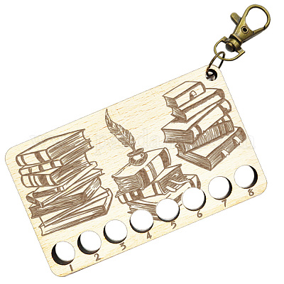 8-позиционные деревянные лотки для хранения ниток для вышивания TOOL-WH0056-012-1