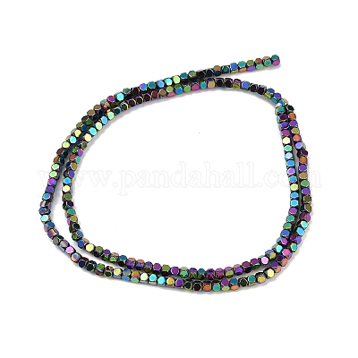 Гальванизировать немагнитных синтетический гематит бисер пряди G-I175-09I-1