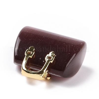 Подвески кошачий глаз G-P490-01G-04-1