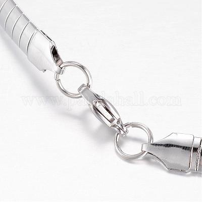 Не тускнеющие ожерелья из нержавеющей стали 304 NJEW-D274-03P-1