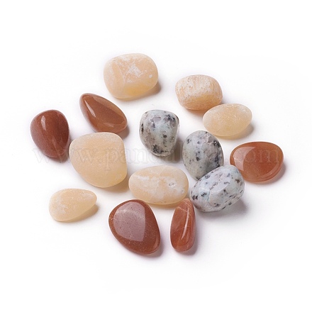 Perles de gemme mélangées naturelles G-O184-30-1