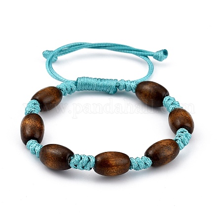 Bracelets de perles tressées pour enfants BJEW-JB05437-05-1