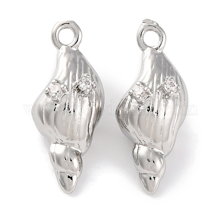 Латунные подвески с прозрачными кубическими цирконами KK-S403-06P-1