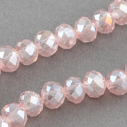 Chapelets de perles en verre électroplaqué EGLA-R086-16mm-05-1