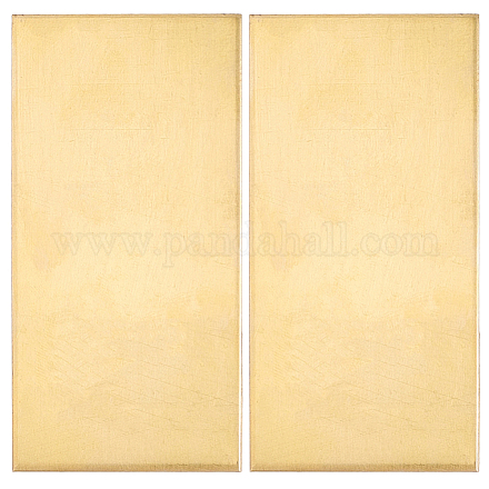 2 pezzo di lamiera di ottone&nbsp;KK-SP0002-57B-1